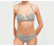 Bikini bandeau desmontable rayas Copa E. Gisela